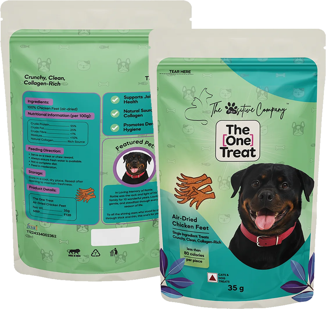 The One Treat - Air-dried Chicken Feet